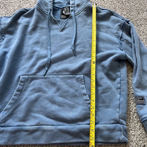 Alphalete Very Terry Hoodie Blue 100% Premium French Terry Cotton Women’s Size M - Picture 3 of 7